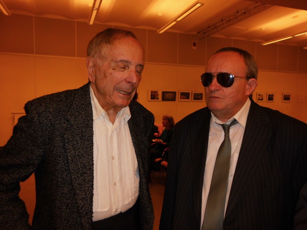 12 André Libik filmrendező és dr. Szőke László, az SZGYF fogyatékosságügyi osztályvezetője, szakosztályunk tiszteletbeli tagja.JPG