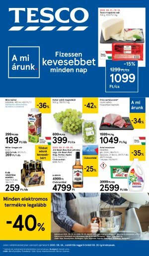 Tesco Akciós újság - aktuális hét