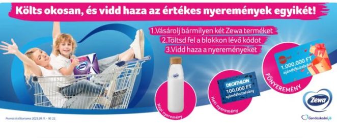 Zewa nyereményjáték 2023 Nyerj a Zewával