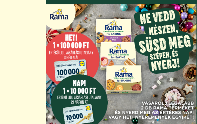 LIDL – Rama nyereményjáték 2023